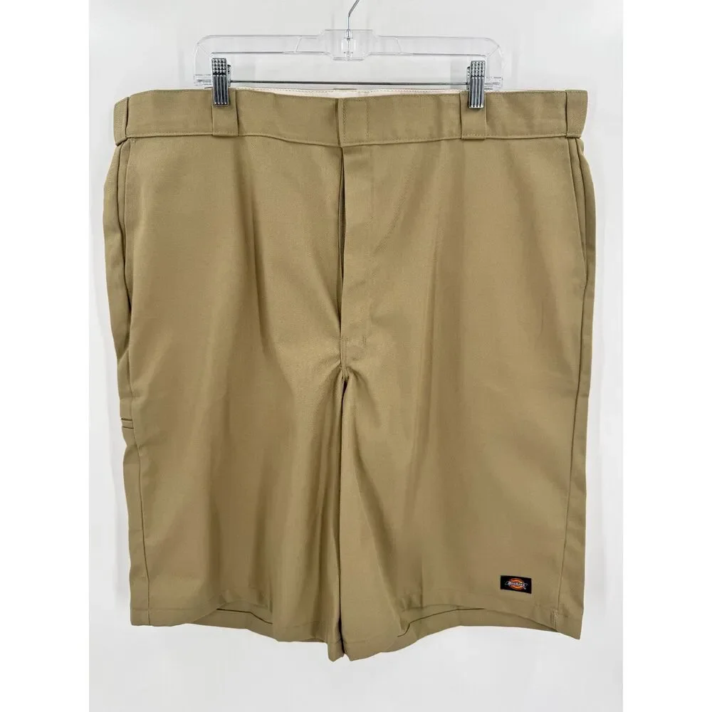 NWT DICKIES Khaki Twill Loose Fit Work Short Size 44